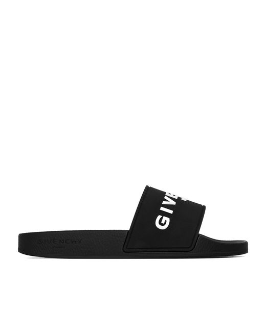 Givenchy Black Simple Slippers for men