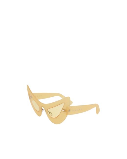 Marni Metallic Geometric Sunglasses for men