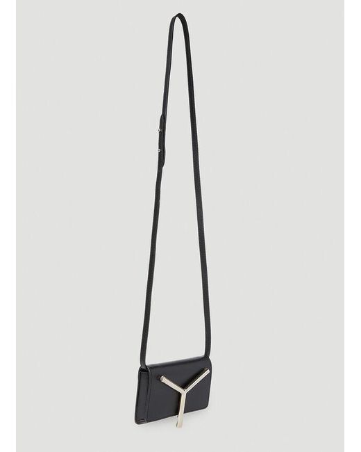 Y. Project White Logo Shoulder Bag