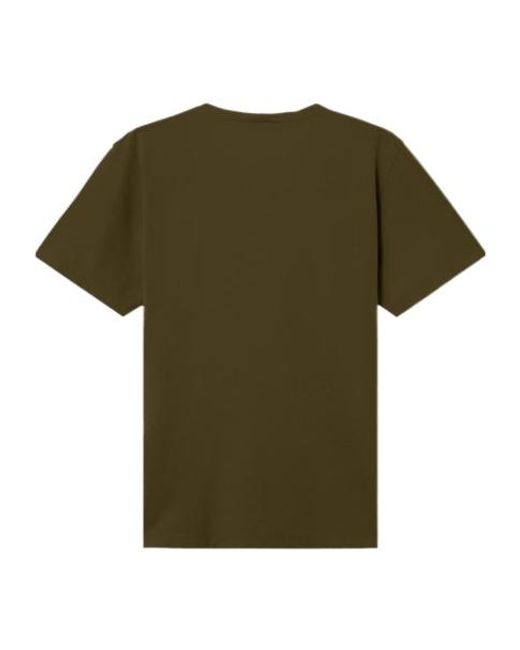 Stone Island Green Logo-Patch T-Shirt for men