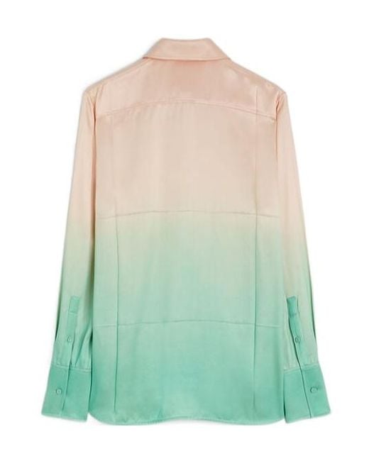 Jil Sander Green Shirt With Tie