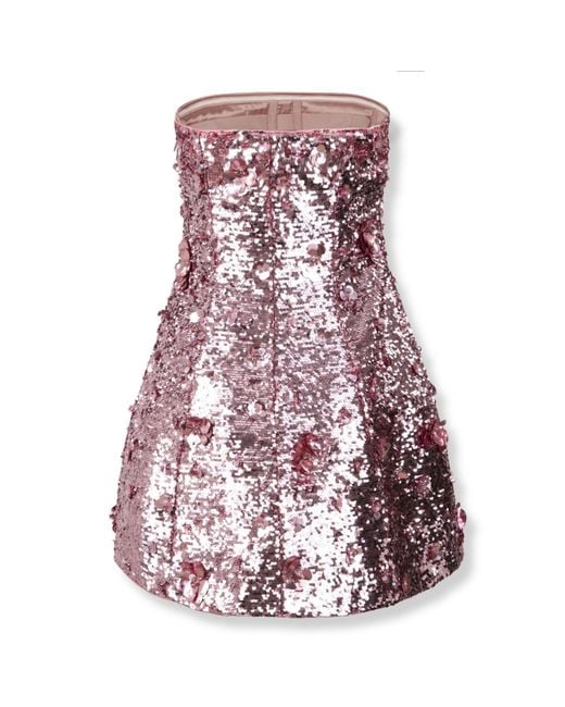 Jonathan Simkhai Purple Arta Mini Dress