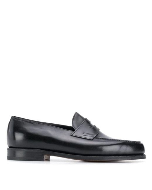 John Lobb Black Lopez Loafers for men