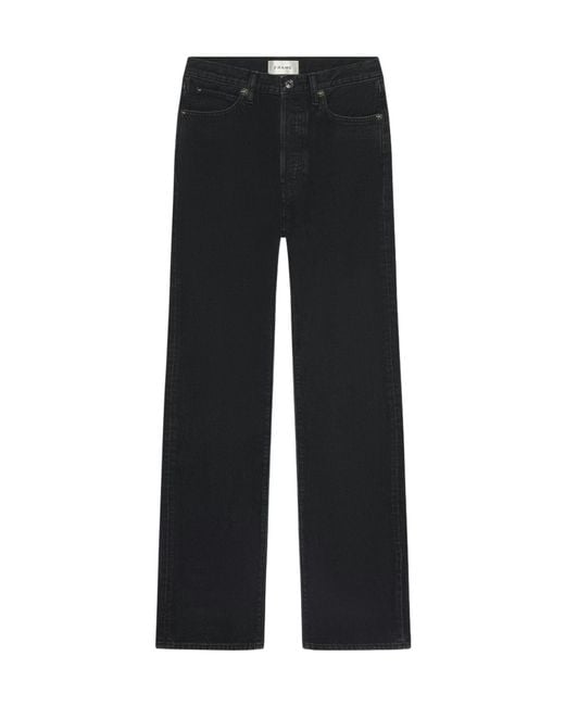 FRAME Black Jeans With Belt Loops