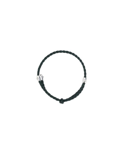 Bottega Veneta Blue Braided Bracelet for men