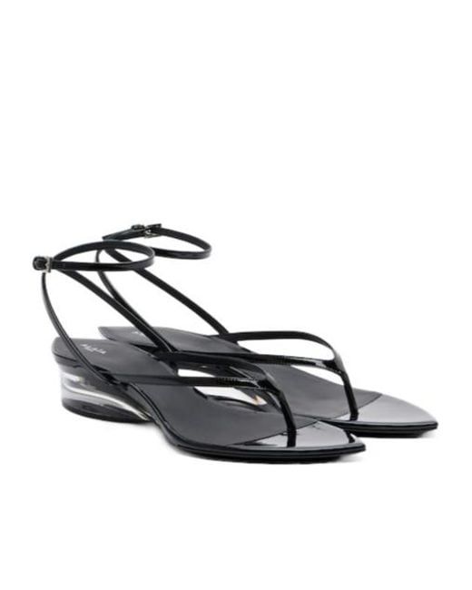 Alaïa Metallic Pointed-Toe Sandals