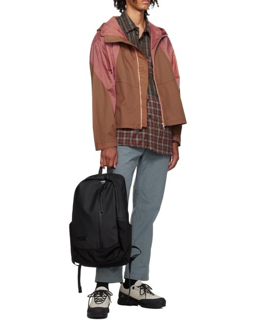 Master Piece Black Logo Backpack for men