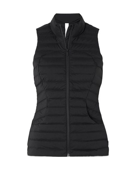 lululemon athletica Black Pack It Down Down Padded Gilet