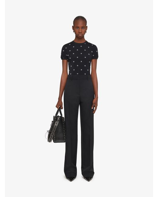 Givenchy Black Double Layered Slim Fit T-Shirt