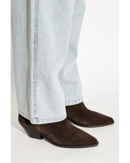 Isabel Marant Brown Dewina Short Boots