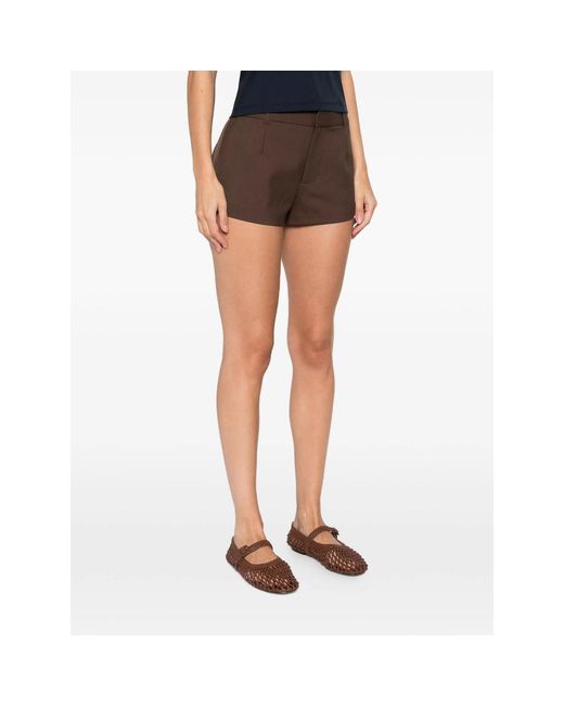 Sir Brown Belt Loop Shorts