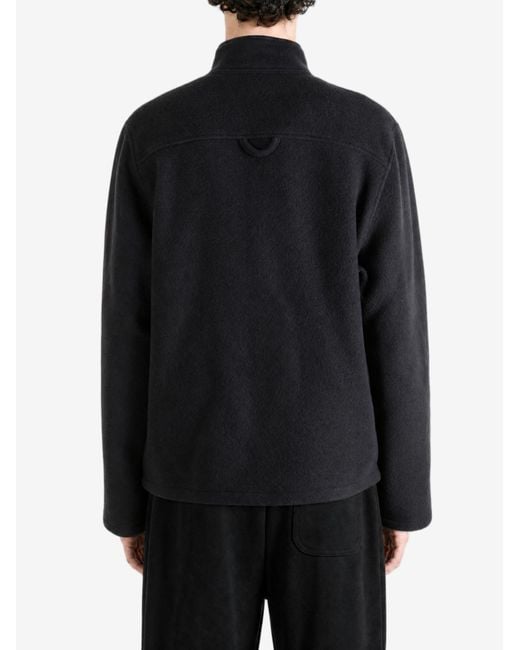 Rier Black Long-Sleeved Casual Jacket for men