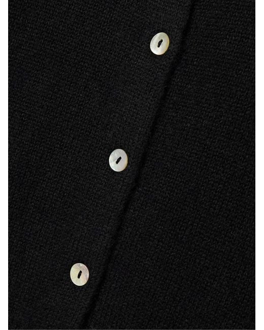 Doen Black Long-Sleeved Cardigan