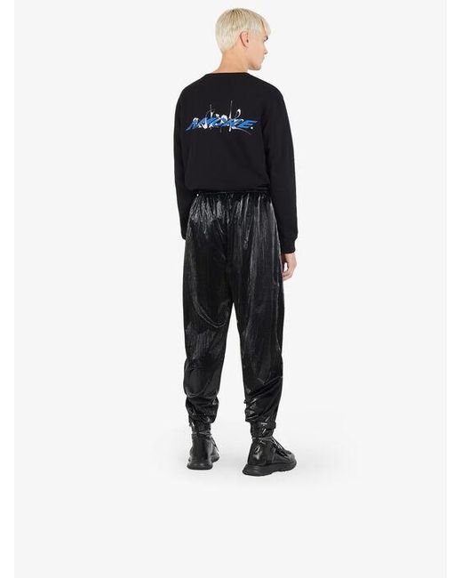 Givenchy Black Logo Printed Hoodie for men