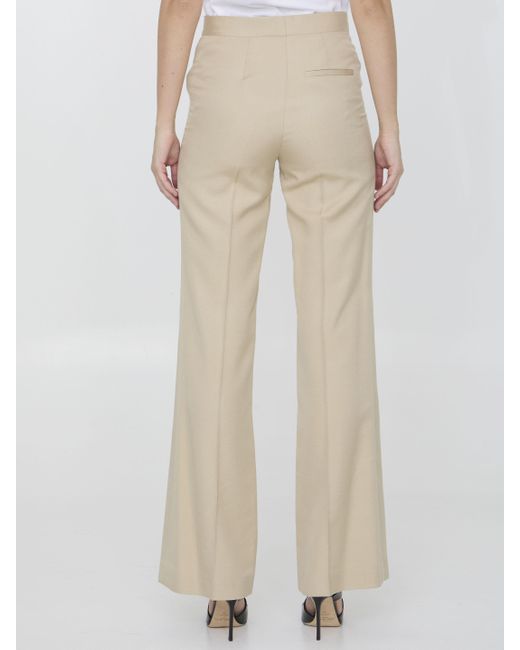 Stella McCartney Natural Iconic Flared Trousers