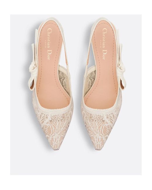 Dior White J'A Heeled Sandals
