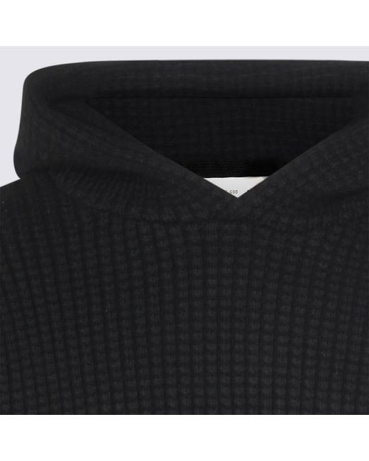 Fear Of God Black Heavy Waffle 90S Hoodie for men