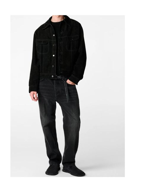 Studio Nicholson Black X Aaron Levine Boston Jacket for men
