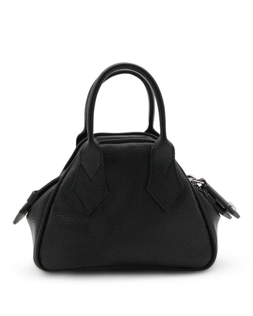 Vivienne Westwood Black Logo Plaque Tote Bag