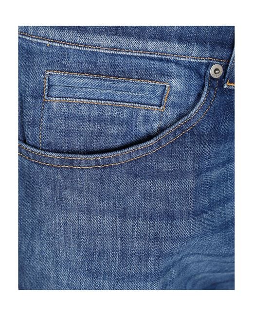Dondup Blue Slim Fit Jeans for men
