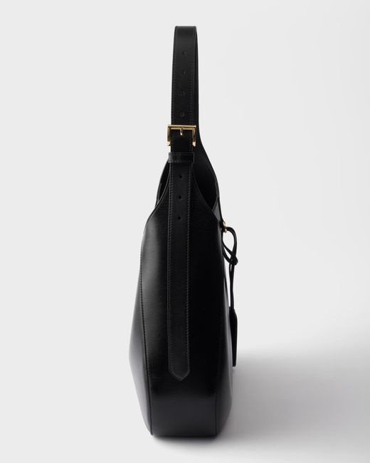 Prada Black Boogie Medium Leather Bag