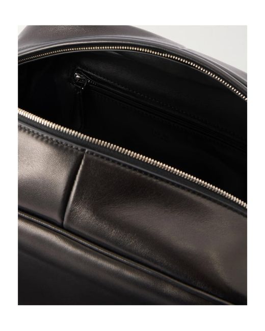 The Row Black Leila Clutch