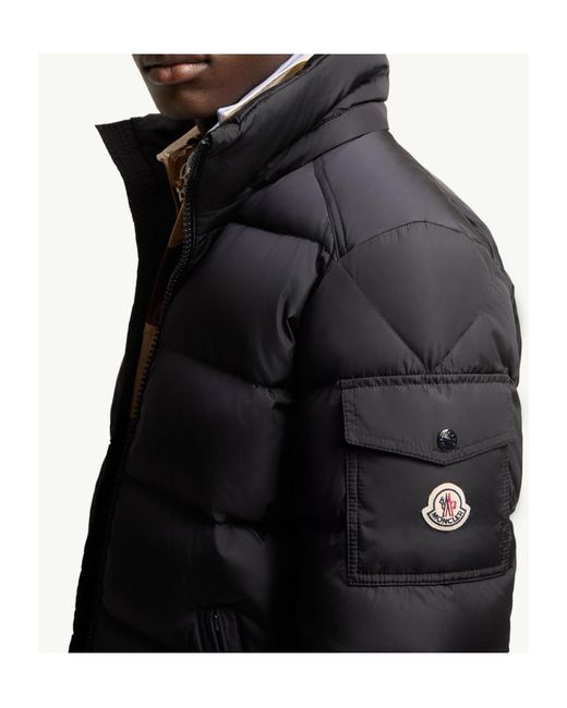 Moncler Black Maya Matte Short Down Jacket for men