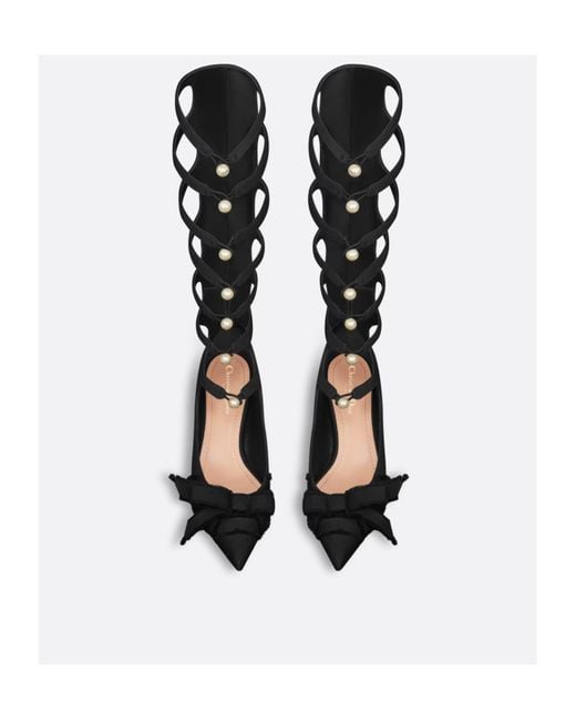 Dior White Aable Heeled Boot