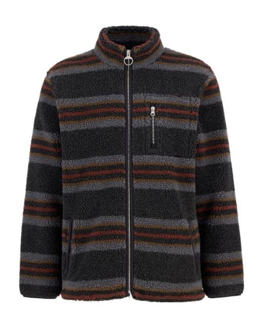 Barbour Black Stand-Up Collar Casual Jacket for men