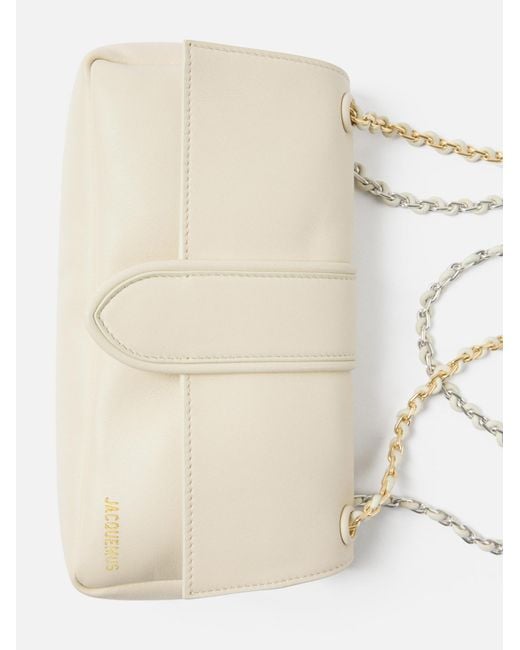 Jacquemus White Le Bambino Chain Shoulder Bag