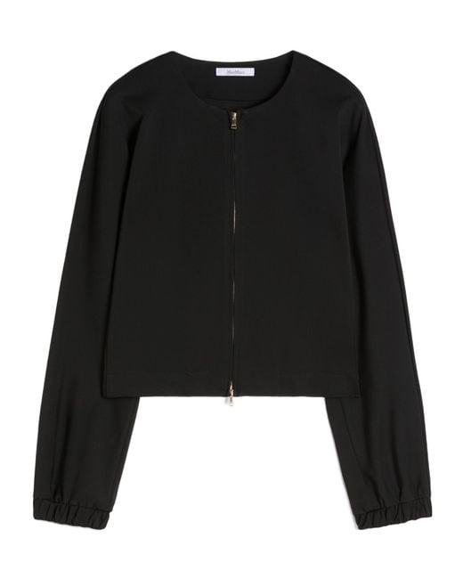 Max Mara Black Boxy Jacket