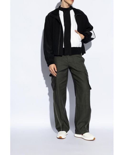 Bally White Outline Low-Top Sneakers for men