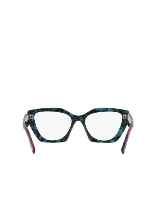 Prada White Cat-Eye Glasses