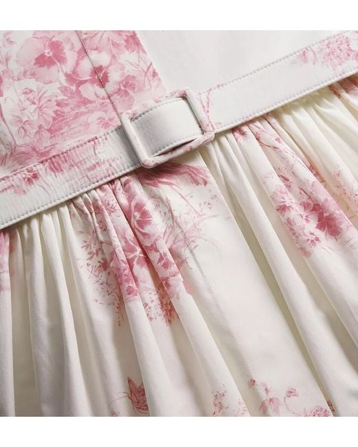 Dior White Short-Sleeved Dress