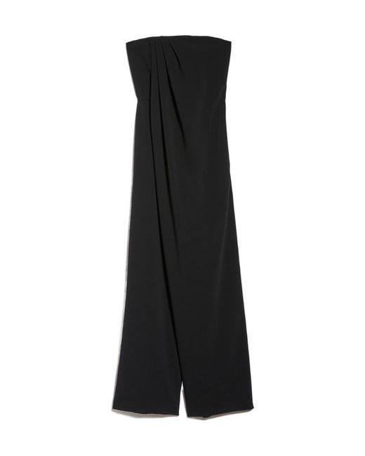 Max Mara Black Bustier-Style Jumpsuit