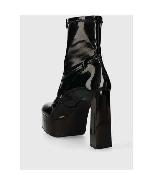 ARMANI EXCHANGE Black Logo Boots