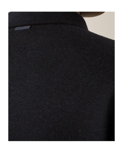 Zegna Blue Cotton Polo Shirt for men