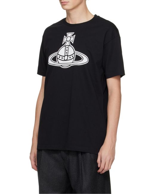 Vivienne Westwood Blue Orb Printed Crewneck T-Shirt