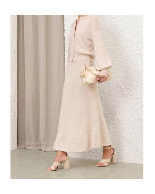 Zimmermann Pink Hypnotic Beaded Cardigan