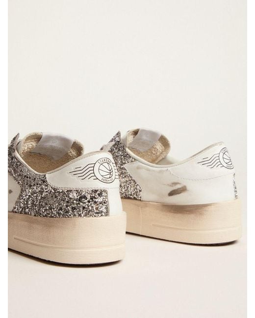 Golden Goose Deluxe Brand Multicolor Star Patch Low-Top Sneakers
