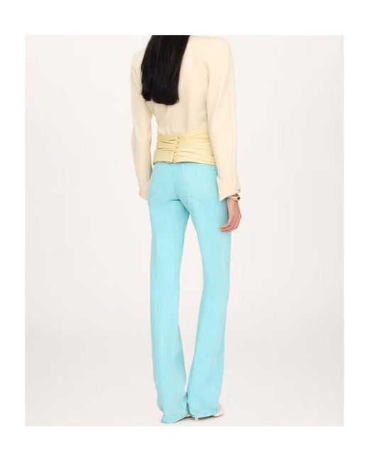 Chloé Natural Chloé Collarless Fitted Blazer