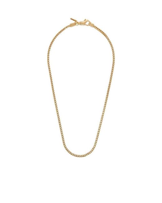Emanuele Bicocchi Yellow Box Chain Necklace for men