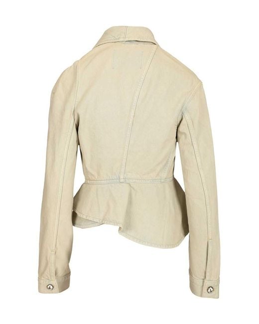 Vivienne Westwood Natural Asymmetric Buttoned Jacket