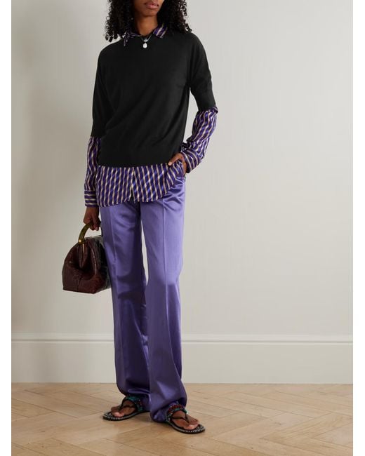 Dries Van Noten Black Merino Sweater