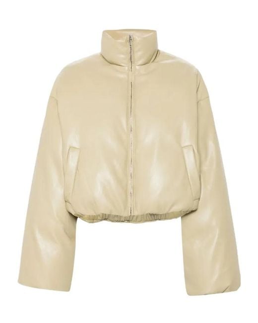 Nanushka Natural Lilima Puffer Jacket
