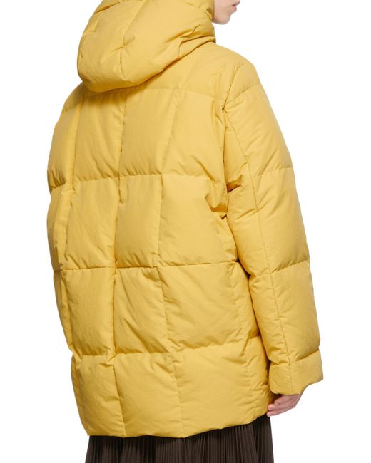 Jil Sander Yellow Oversized Padded Jacket