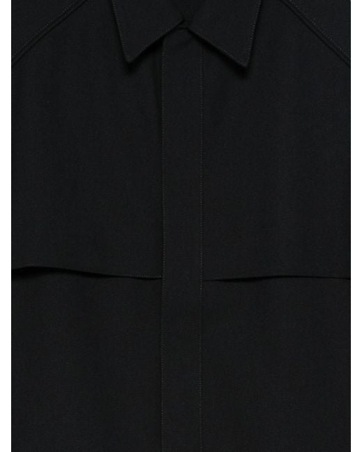 Juun.J Black Panelled Shirt for men