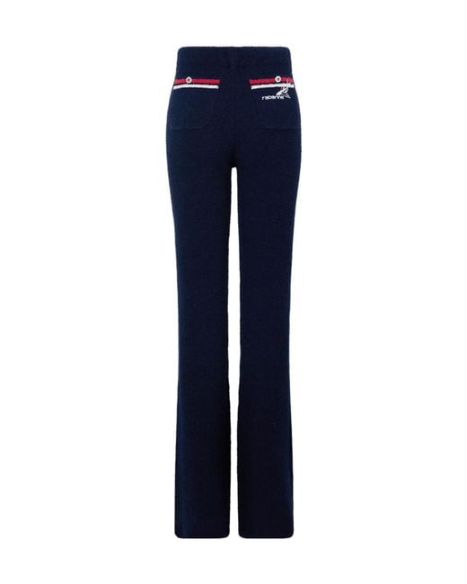Rabanne Blue Knitted Trousers