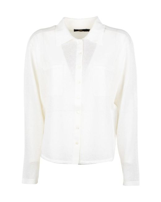 Seventy White Long-Sleeve Pocket Shirt