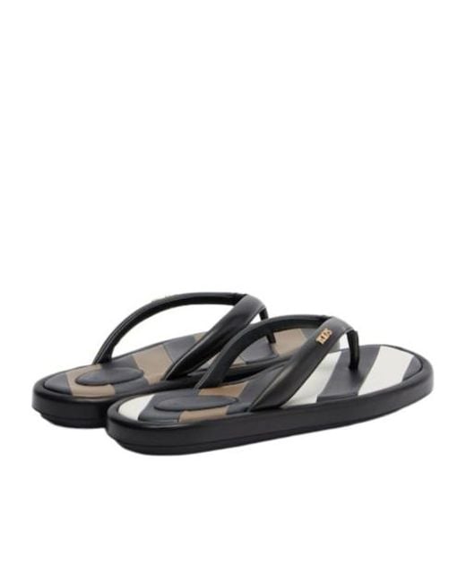 Tod's Multicolor Leather Thong Sandals